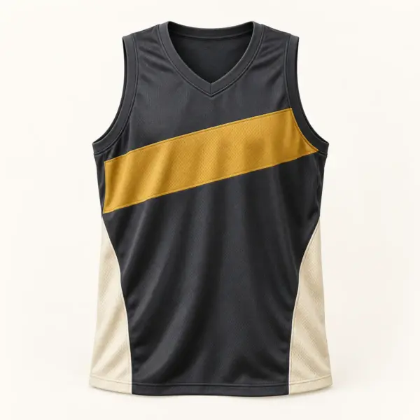 Main mockup of a graphite basketball jersey in the Graphite Fast Break design
