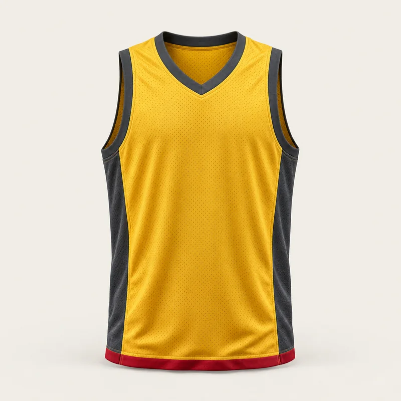 Basketball jerseys by Proudjersey, original design shown front view